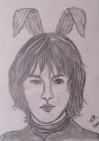 Bran Stark with Bunny ears